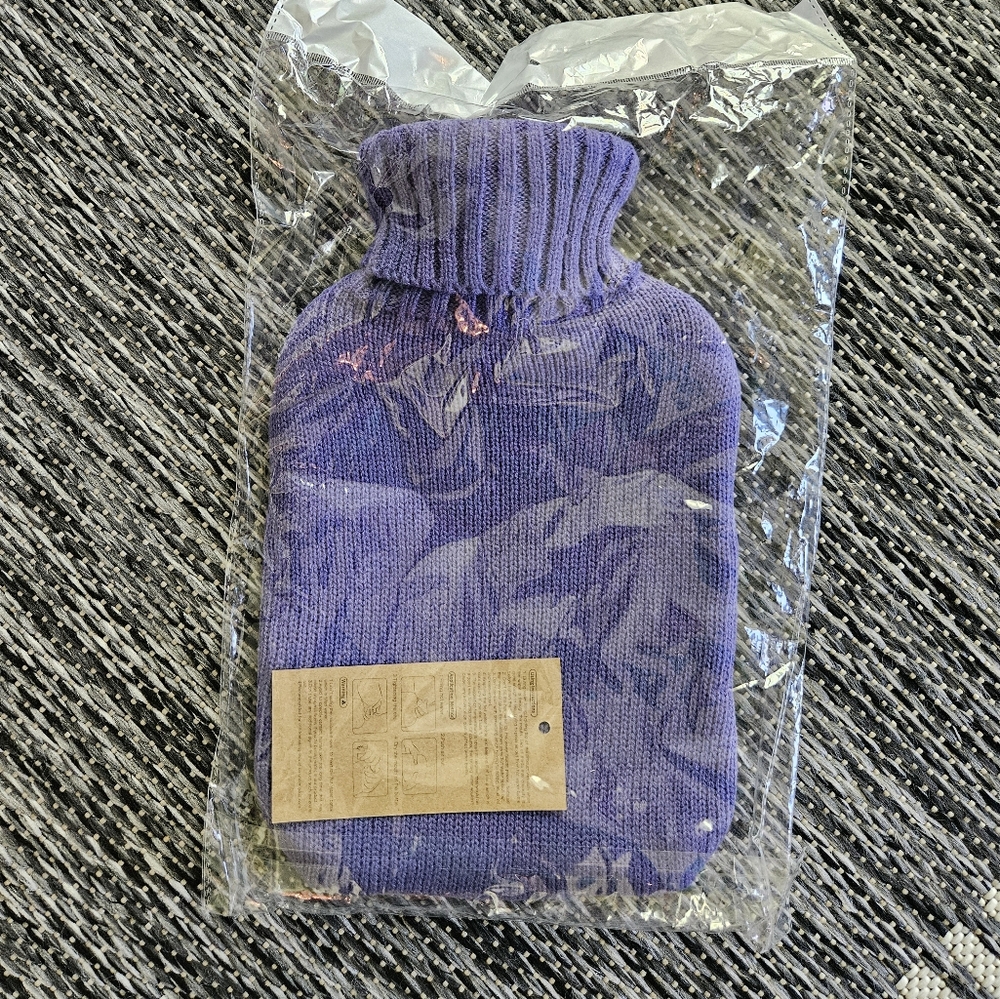 NWT Purple Hot Water Bottle